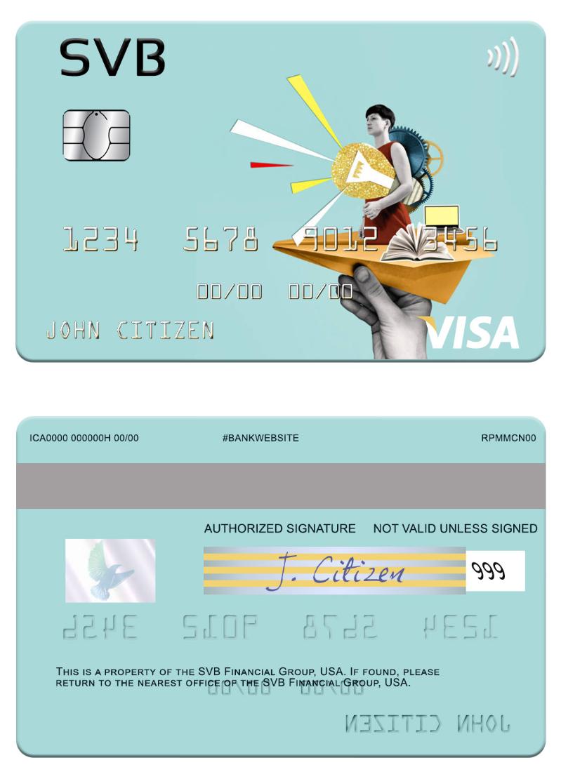 USA SVB Financial Group visa card